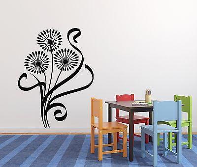 Wall Sticker Vinyl Decol  Dandelion Good Spirit of the Earth Spring Unique Gift (n021)