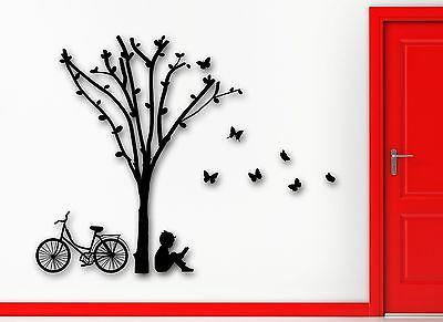 Wall Sticker Vinyl Decal Boy Tree Home Great Room Decor Unique Gift (ig2067)