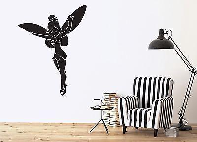 Wall Vinyl Sticker Decal Fairy Tinkerbell Small and Beautiful Sorceress Unique Gift (n136)