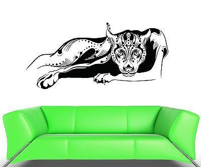 Wall Decal Art Panther Animal Roar Wildcat Vinyl Stickers Unique Gift (ed009)