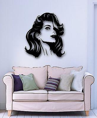 Wall Stickers Vinyl Decal Hot Sexy Girl Hairstyle Beauty Salon Unique Gift (ig846)