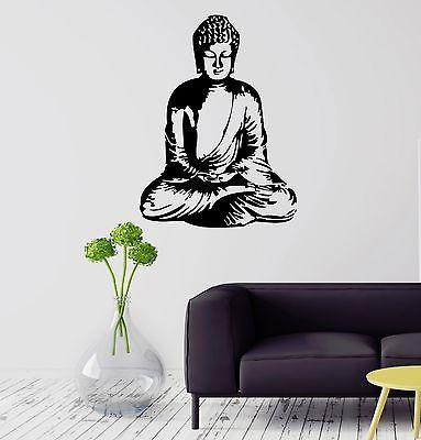 Wall Sticker Buddha Meditation Buddhism Religion Mantra Vinyl Decal Unique Gift (ig1165)