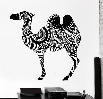 Wall Vinyl Camel Desert Animal Ornament Mural Vinyl Decal Unique Gift (z3355)