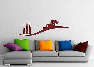 Wall Stickers Vinyl Decal Homestead Stylized Decor of a Holiday Home Unique Gift z1209