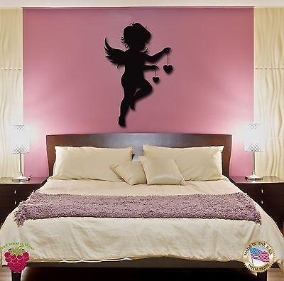Wall Stickers Vinyl Decal Angel Baby Kids Romantic Decor For Bedroom Unique Gift (z1752)