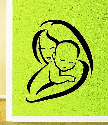 Wall Sticker Vinyl Decal Mom Child Birth Baby Kids Room Unique Gift (ig1948)