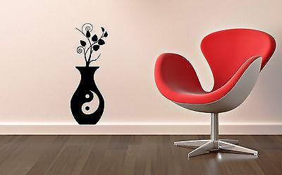 Wall Stickers Vinyl Decal Yin Yang Vase Home Decor Living Room ig1363