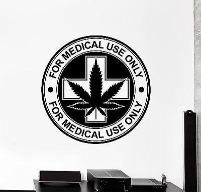 Wall Vinyl Medical Maryhuana Stamps Mural Vinyl Decal Unique Gift (z3387)