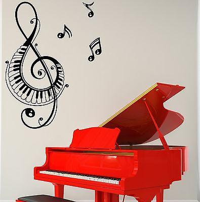 Wall Vinyl Music Notes Song Singing Guaranteed Quality Decal Unique Gift (z3526)