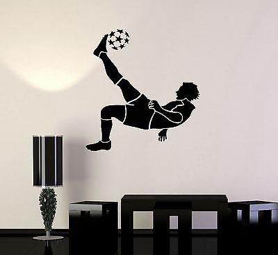 Wall Stickers Vinyl Decal FIFA Soccer Ball Player Sport Decor for Room Unique Gift (ig1012)