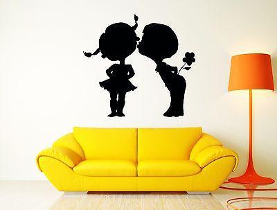 Kiss Kissing Couple Romantic Love Kids Flower Decor For Pop Art Bedroom Unique Gift (z2579)