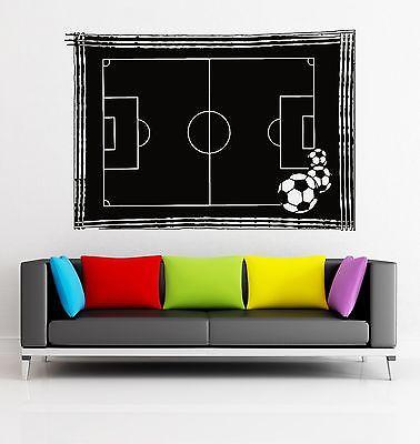Wall Decal Football Game Team Ball Sport Stadium Gate Vinyl Stickers Unique Gift (ed059)