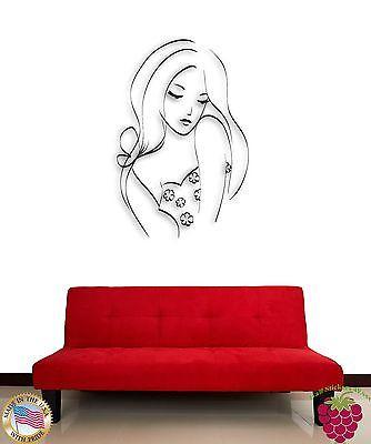 Wall Sticker Girl Woman Female Hot Sexy Modern Decor For Bedroom Unique Gift z1442