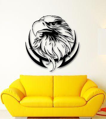 Wall Stickers Vinyl Decal Bird Eagle Tribal Predator Decor for Room Unique Gift (ig571)