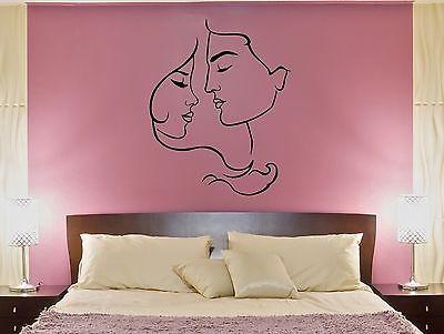 Wall Stickers Vinyl Decal Man And Woman Couple Love Romantic For Bedroom Unique Gift (z2099)