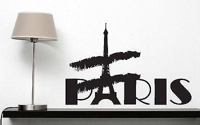 Wall Sticker Vinyl Decal Paris Eiffel Tower Architectural Attraction Unique Gift (n156)
