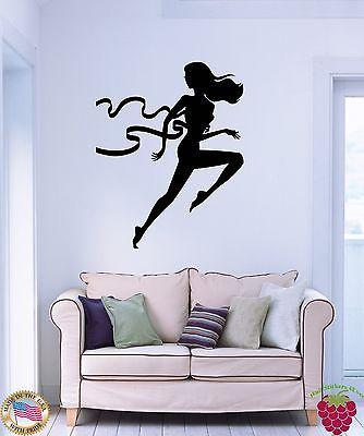Vinyl Decal Wall Stickers Woman Jogging Running Fitness For Living Room (z1703)