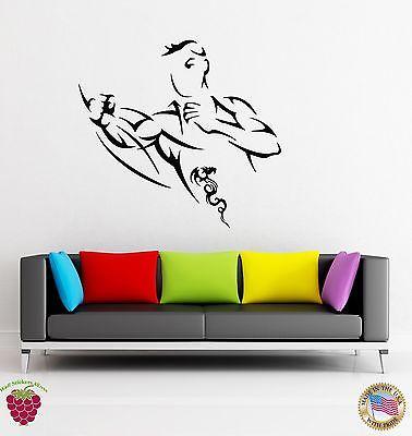 Vinyl Decal Wall Stickers Punch Martial Arts Box Boxing Strike (z1662)