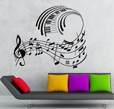 Wall Stickers Vinyl Decal Classical Music Sheet Cool Room Decor Unique Gift (ig1783)