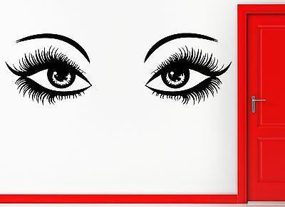 Wall Stickers Vinyl Decal Sexy Eyes With Long Lashes For Living Room Unique Gift (z1711)