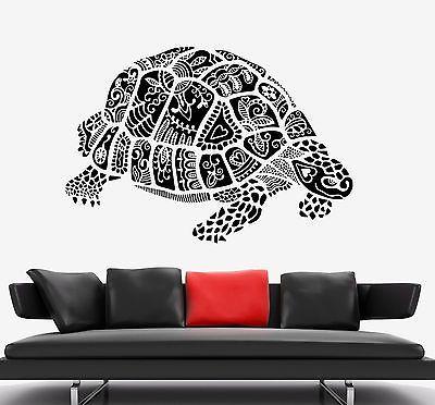Wall Decal Tortilla Lake Animal Ornament Tribal Mural Vinyl Decal Unique Gift (z3315)