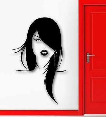 Wall Sticker Vinyl Decal Beautiful Sexy Girl Hairstyle Beauty Salon Unique Gift (ig1287)