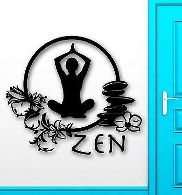 Wall Stickers Vinyl Decal Zen Meditation Yoga Health Mantra Enlightenment ig1434