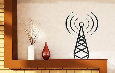 Wall Sticker Vinyl Decal Station Radio Wave Beacon Derrick Unique Gift (n223)