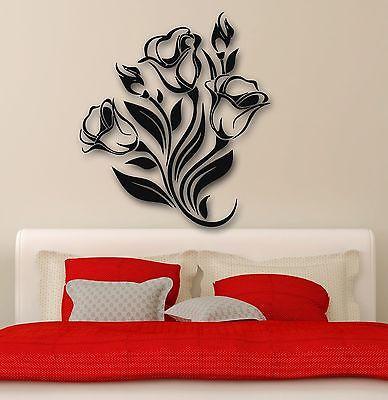 Wall Stickers Vinyl Decal Flowers Home Decor for Living Room Unique Gift (ig667)