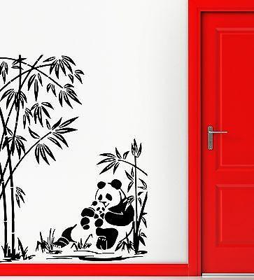 Wall Stickers Vinyl Decal Nursery Panda Cute Animals for Kids Room Unique Gift (ig475)