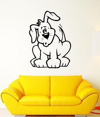 Wall Decal Funny Dog Pet Animal Puppy Tail Friend Feet Vinyl Stickers Unique Gift (ed178)