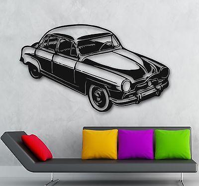 Wall Stickers Vinyl Decal Retro Vintage Car Old Classic Garage Decor Unique Gift (ig808)