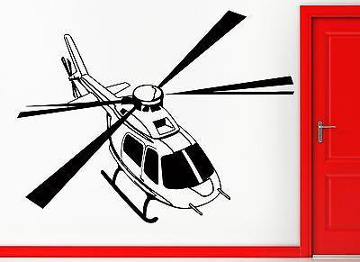 Helicopter MIlitary Army Air Force Decor Wall Stickers Vinyl Decal (z2264)