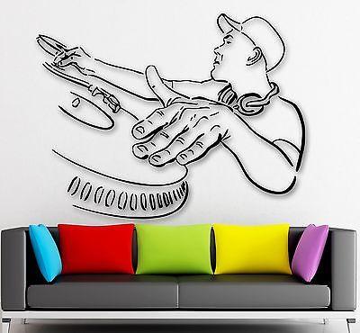 Wall Stickers Vinyl Decal DJ Rap Music Hip Hop Night Club Party Unique Gift (ig426)