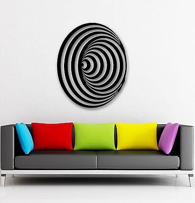 Wall Stickers Vinyl Decal Optical Illusion Modern Home Decor Room Unique Gift (ig950)