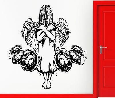 Wall Stickers Vinyl Decal Fallen Angel Music Gothic Scary Cool Decor Unique Gift (z2327)