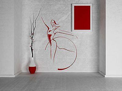 Wall Vinyl Sticker Decal Sexy Girl Hula Hoop Gymnastics Olympic Sports Unique Gift (z3031)