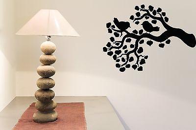 Wall Sticker Vinyl Decal Chirping Birds Branch Rustle Foliage Decor Unique Gift (n106)