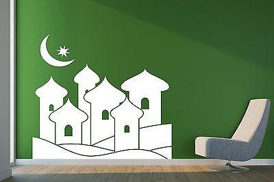 Wall Stickers Vinyl Decal Fairy Eastern City Aladdin Magic Moon Star Unique Gift (n217)