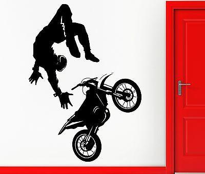 Wall Stickers Vinyl Decal Sport Bike Motocross Decor Extreme Speed Decor Unique Gift (z2289)