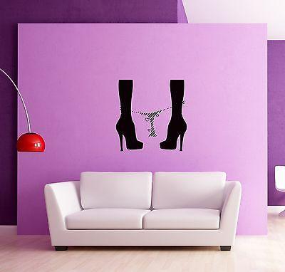Wall Stickers Woman Legs Panties Modern Decor for Bedroom z1300