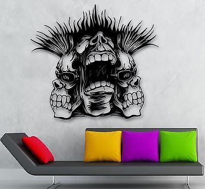 Wall Stickers Vinyl Decal Hardcore Face Cool Youth Decor Unique Gift (ig1763)