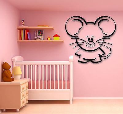 Wall Stickers Vinyl Decal Mouse Animal Decor Children's Rooms Unique Gift (ig753)