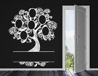 Wall Sticker Vinyl Decal Heraldic Family Tree Frame Pictures Ancestral Unique Gift (n150)