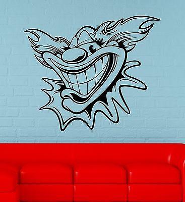 Wall Sticker Vinyl Decal Circus Clown for Kids Room Decor Positive Unique Gift (ig1873)