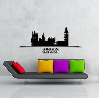 Wall Stickers Vinyl Decal London England Great Britain Europe Tower Unique Gift (z1747)