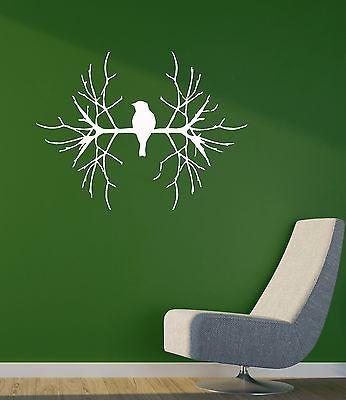 Wall Stickers Vinyl Decal Bird on Branch Tree Nature Excellent Decor Unique Gift (ig763)