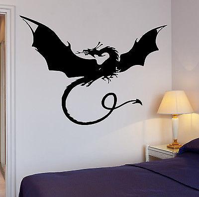Wall Decal Dragon Myth Movie Fantasy Monster Cool Decor For You Unique Gift (z2697)