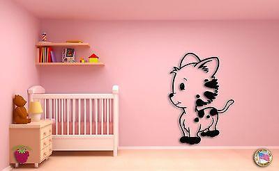 Wall Sticker Cute Cat Kitty Pets Animals Modern Decor for Bedroom Unique Gift z1437
