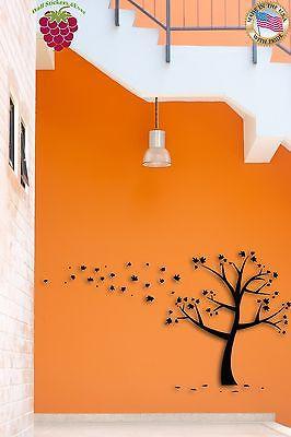 Wall Vinyl Stickers Tree Branch Fall Coolest Floral Decor For You  z1561